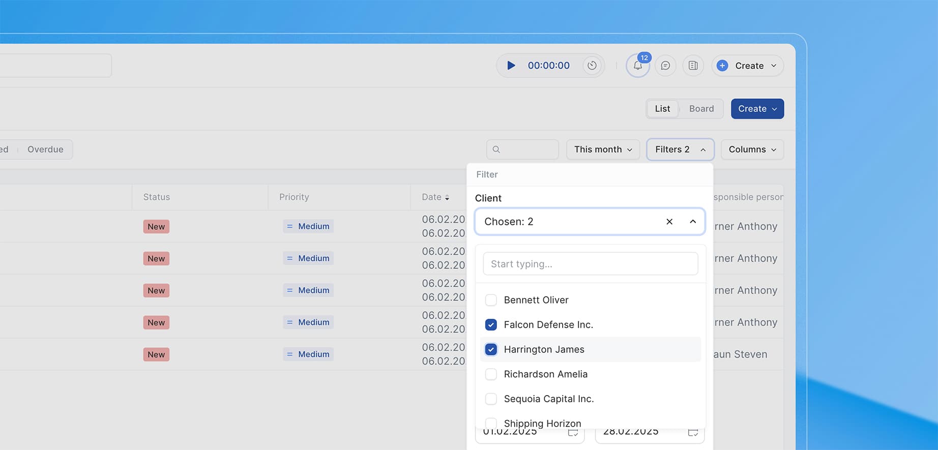 Improved filtering with multi-select capabilities